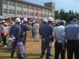 防災訓練　SOUFA燃焼実験